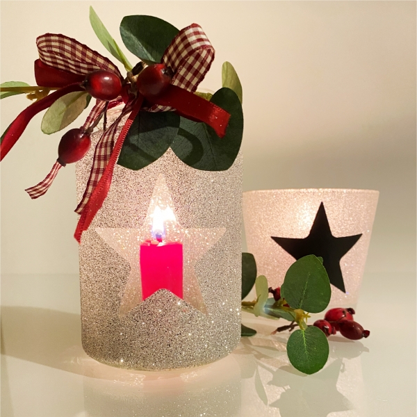 Set "Silberglitzer", 3-teilig